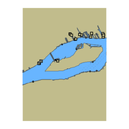 Picture of Detroit River - Belle Isle MI