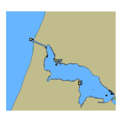 Picture of Lake Michigan - Pentwater Harbor MI