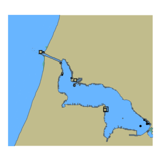 Picture of Lake Michigan - Pentwater Harbor MI