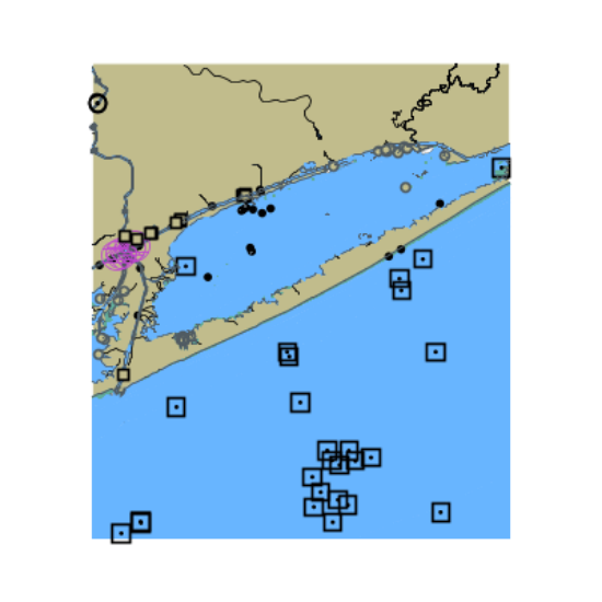 Picture of Gulf Intracoastal Waterway - Matagorda Bay and Gulf of America