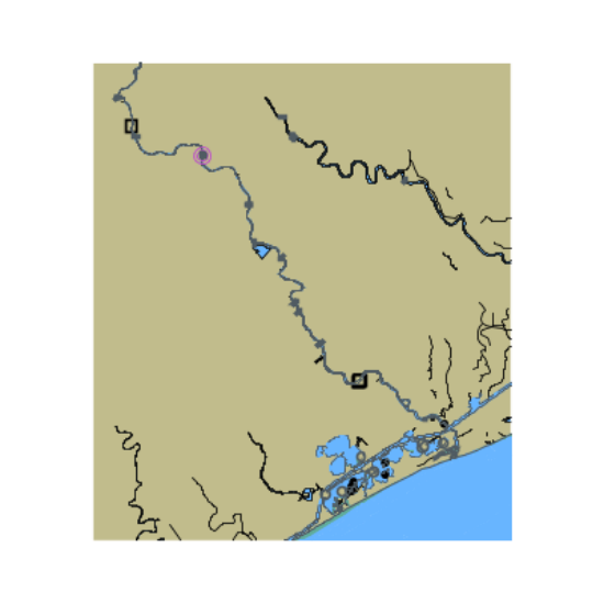 Picture of Gulf Intracoastal Waterway - San Bernard River and Gulf of America