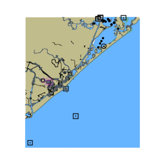 Picture of Gulf Intracoastal Waterway - Approaches to Freeport Harbor