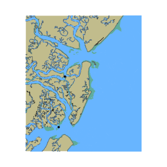 Picture of Approaches to Saint Catherines Sound and Sapelo Sound