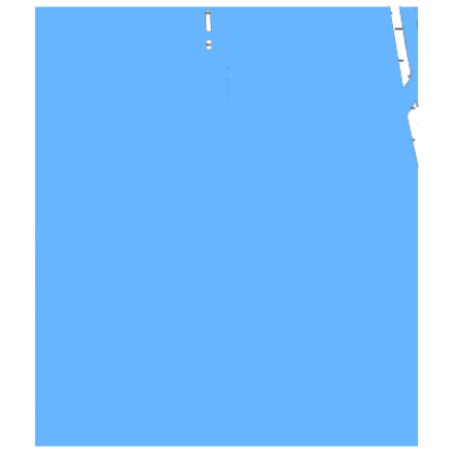 Picture of Gulf Intracoastal Waterway - Apalachicola Bay and Entrance to Two Mile