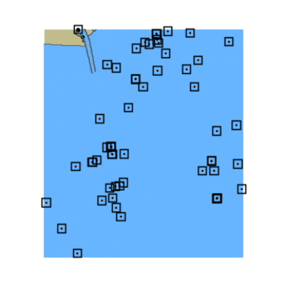 Picture of Approaches to Sabine Pass - Sabine Bank