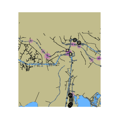 Picture of Gulf Intracoastal Waterway and Houma Navigation Channel