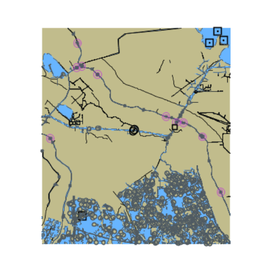 Picture of Gulf Intracoastal Waterway and Bayou Lafourche
