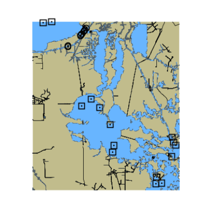 Picture of Gulf Intracoastal Waterway and Lake Salvador