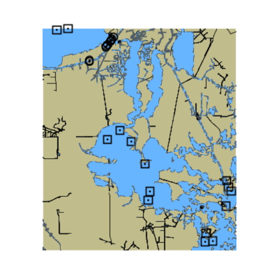 Picture of Gulf Intracoastal Waterway and Lake Salvador