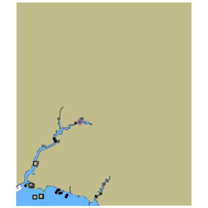 Picture of Entrance to Bayou La Batre Channel