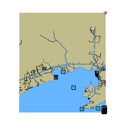 Picture of Gulf Intracoastal Waterway - Vermilion Bay including Acadiana Navigation Channel