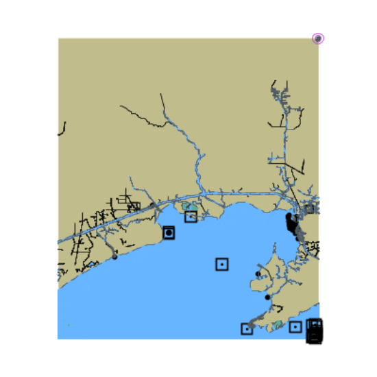 Picture of Gulf Intracoastal Waterway - Vermilion Bay including Acadiana Navigation Channel