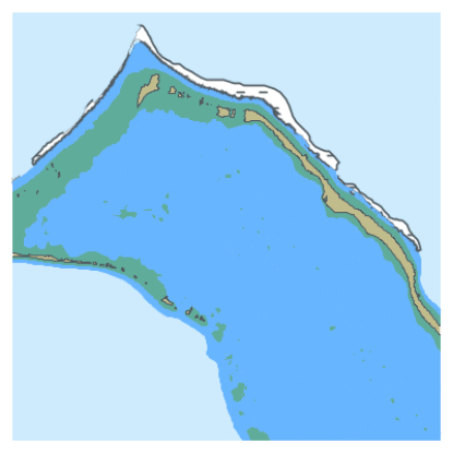 Picture of Abaiang Island and Approaches