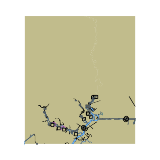 Picture of Gulf Intracoastal Waterway - Sabine River and Cow Bayou