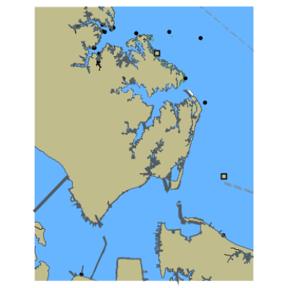 Picture of Chesapeake Bay - Hampton Roads to Poquoson River