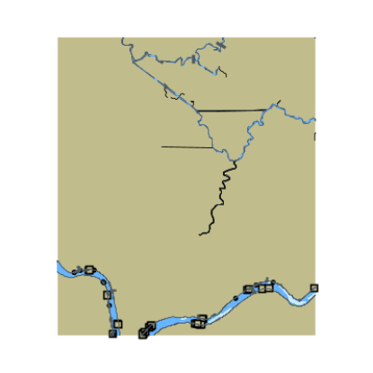 Picture of Mississippi River and Blind River