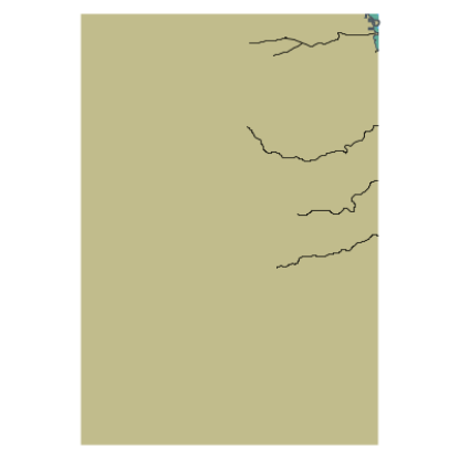 Picture of Lake Superior - Inland of Waiska Bay and West of Brimley - MI