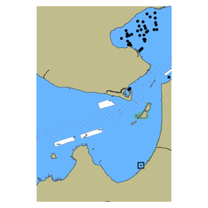 Picture of Saint Marys River - Izaak Walton Bay - MI and Pointe Aux Pins Bay; Canada