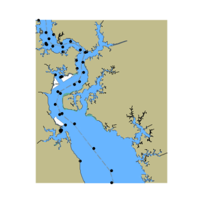 Picture of Atlantic Intracoastal Waterway - North River and Buck Island