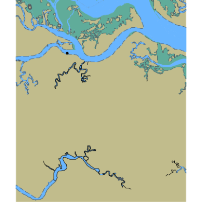Picture of Atlantic Intracoastal Waterway - Dawho River - North Edisto River