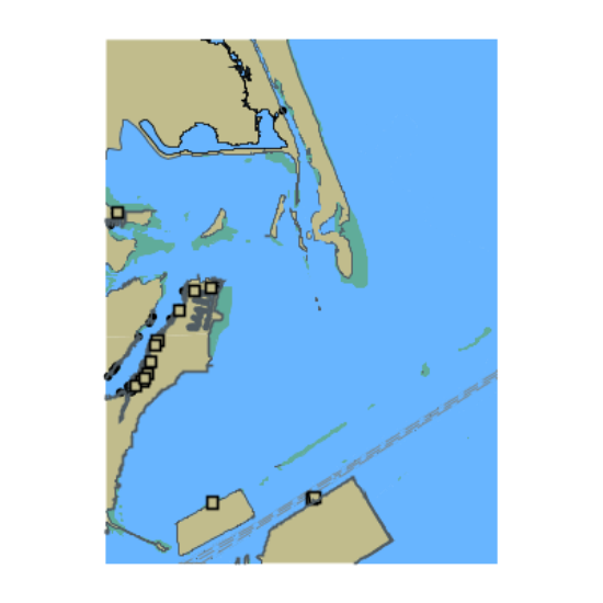 Picture of Lake Erie - Maumee Bay to North Maumee Bay; MI-OH