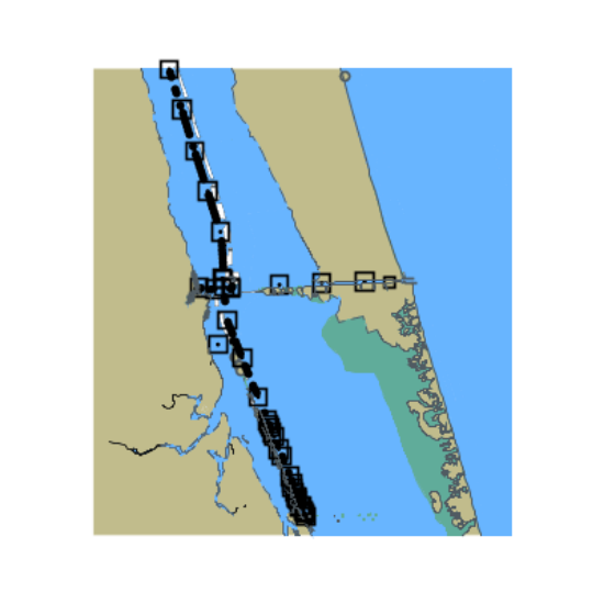 Picture of Gulf Intracoastal Waterway - Laguna Madre to Gulf of America including Port Mansfield Channel