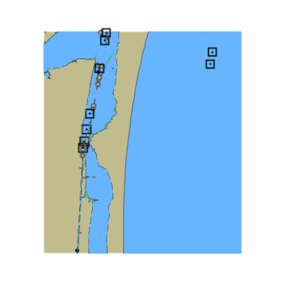 Picture of Gulf Intracoastal Waterway - Baffin Bay; Laguna Madre to Gulf of America
