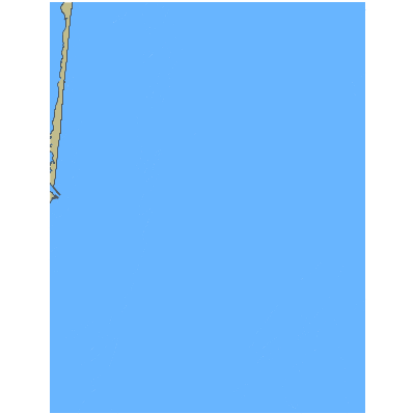 Picture of Approaches to Barnegat Inlet and New York Harbor