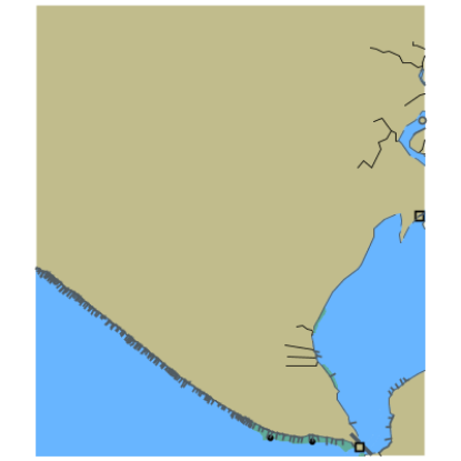 Picture of Mobile Bay and Bon Secour Bay to Weeks Bay