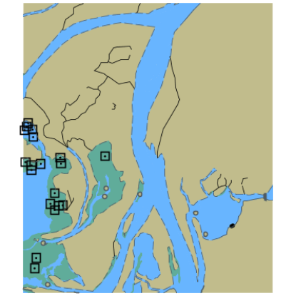 Picture of Apalachee River and Blakeley River to Tensaw River