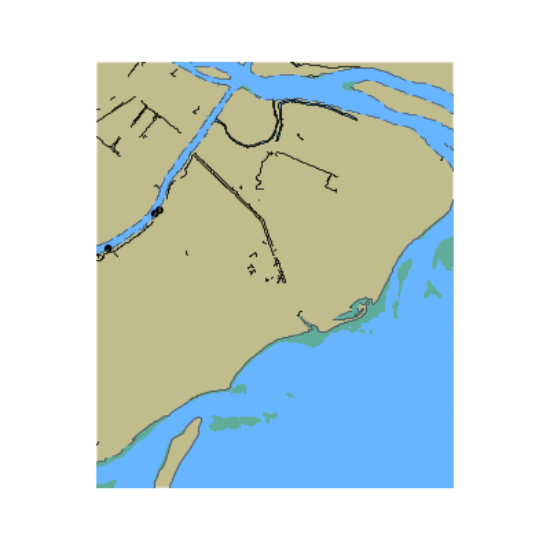 Picture of Atlantic Intracoastal Waterway - South Santee River and North Atlantic Ocean