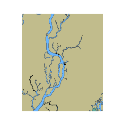 Picture of Atlantic Intracoastal Waterway - Waccamaw River at Wachesaw Landing