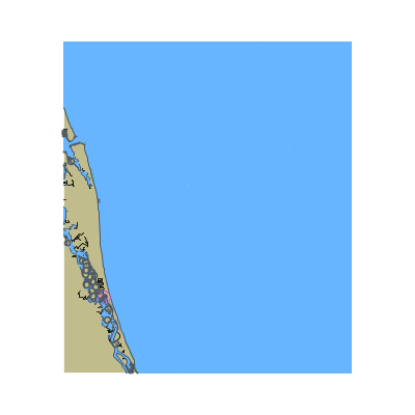 Picture of Approaches to Saint Augustine Inlet and Mantanzas Inlet - North Atlantic Ocean