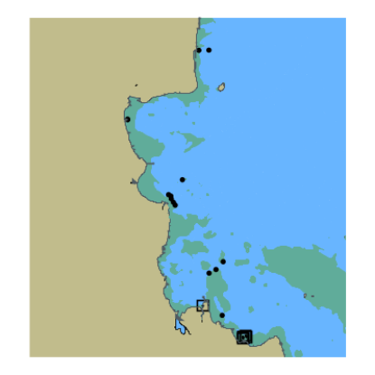 Picture of Islands in the Pacific Ocean - Northeast Coast of Oahu - HI