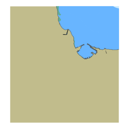 Picture of Main Hawaiian Islands - Maui - Kahului Harbor and Kahului Bay HI