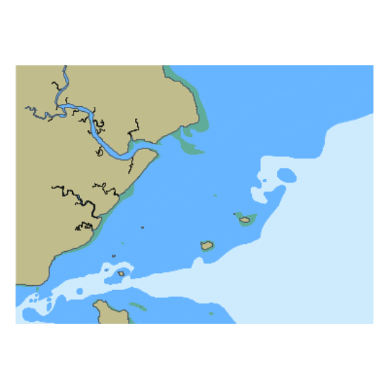 Picture of Indonesia - Irianjaya (Papua) Selat Adi Dan Alur Pelayaran Sebelah Timur