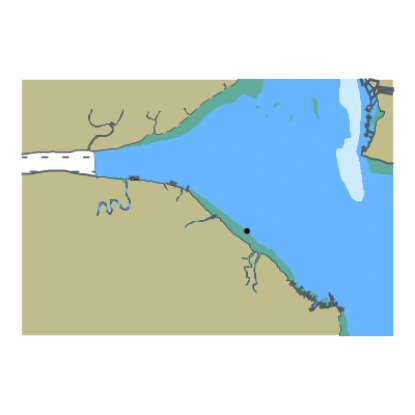 Picture of Indonesia - Kalimantan - South East Coast - Ports and Jetties Penajam to Buluminung