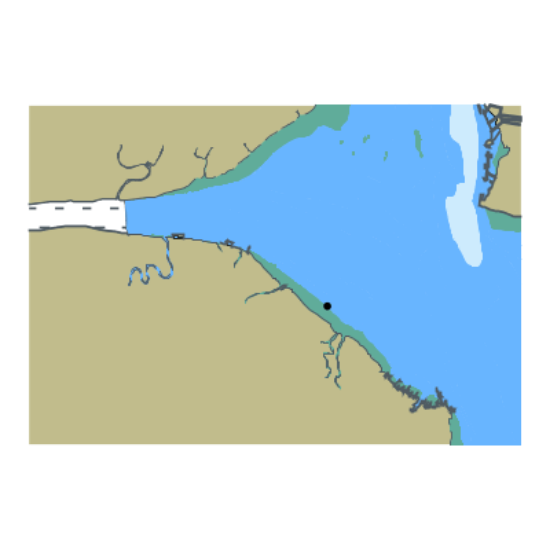 Picture of Indonesia - Kalimantan - South East Coast - Ports and Jetties Penajam to Buluminung