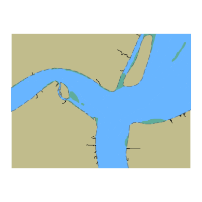 Picture of Indonesia - Sumatera - East Coast - Alur Teluk Tenggulang - Sungai Banyuasin to Sungai Lalan - Sheet I