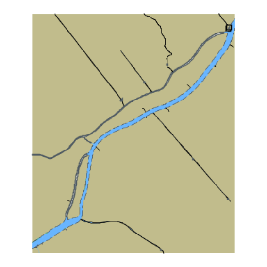 Picture of Indonesia - Sumatera - East Coast - Sungai Air Calik to Sungai Air Teluk Tenggulang - Sheet III