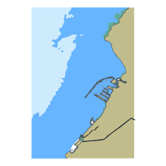 Picture of West coast of Morocco - Jorf Lasfar harbour