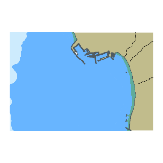 Picture of West coast of Morocco - Rade and port of Agadir