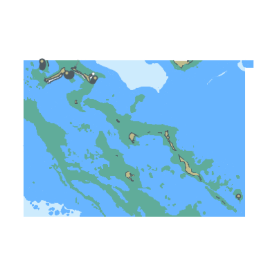 Picture of Ummahāt Ash Shaykh Island to Khashabiyyat Al Wusta Island