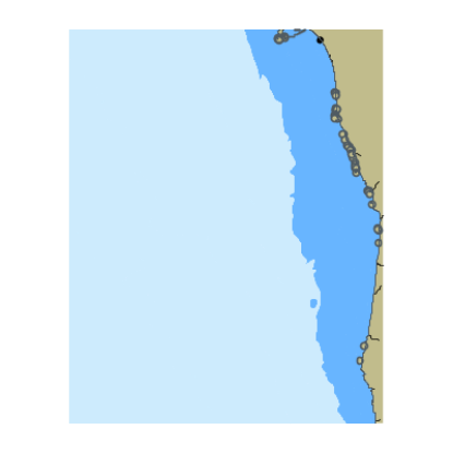 Picture of Approaches to San Francisco Bay - Pillar Point to Pescadero Point CA