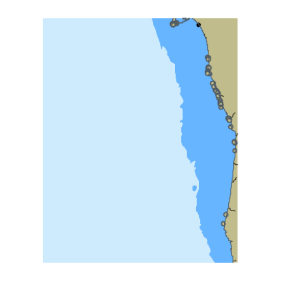 Picture of Approaches to San Francisco Bay - Pillar Point to Pescadero Point CA