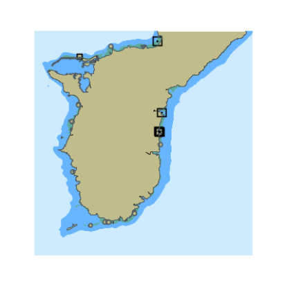 Picture of Islands of the Pacific Ocean - Hagatna Bay to Cocos Lagoon; Guam