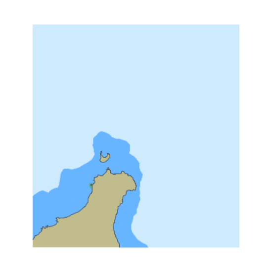 Picture of Main Hawaiian Islands - Island of Niihau - Northeast and Lehua Island HI
