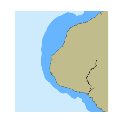 Picture of Main Hawaiian Islands - Island of Kauai - Puanaiea Point to Anakua Point HI