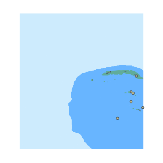 Picture of North Pacific Ocean - Shark Island to Whale Island; HI