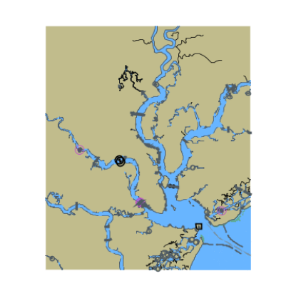 Picture of Charleston Harbor – Ashley; Cooper; Wando; and Stono Rivers